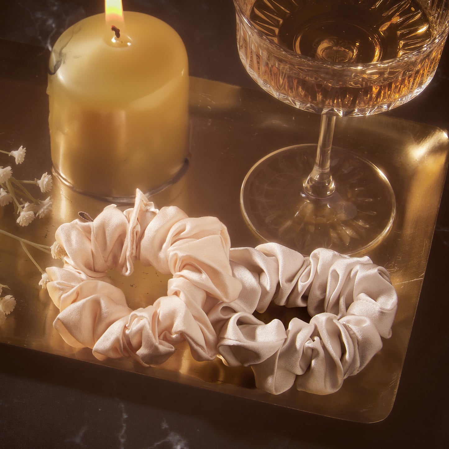 Silk satin scrunchies, hair ties, ponytail, hair band, hair rubber bands, soft scrunchies