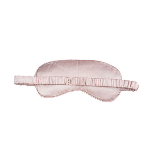 Pink Silk Eye Mask