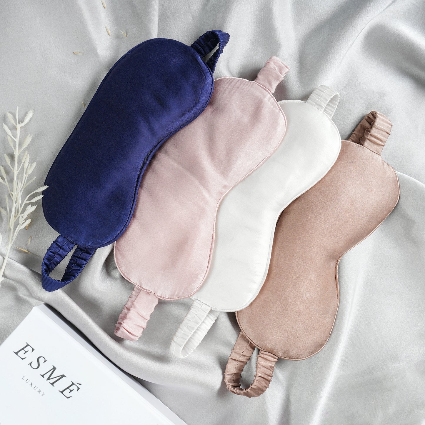 Pink Silk Eye Mask