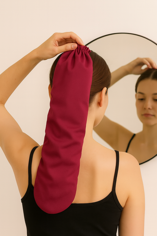 Silk Hair Sleeve- Burgundy