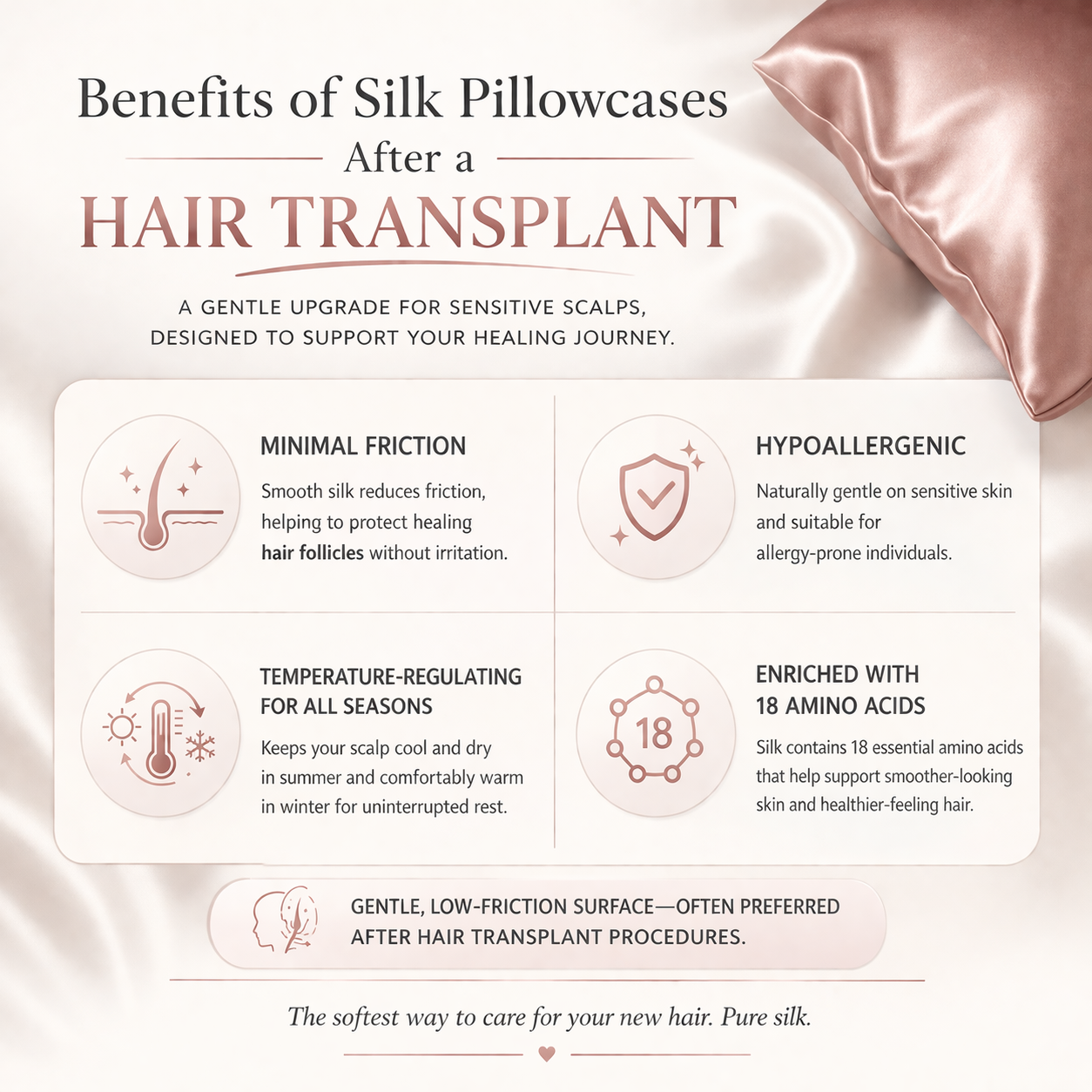 hair transplant aftercare
post hair transplant care
hair transplant recovery
best pillowcase after hair transplant
silk pillowcase for hair transplant
how to care after hair transplant