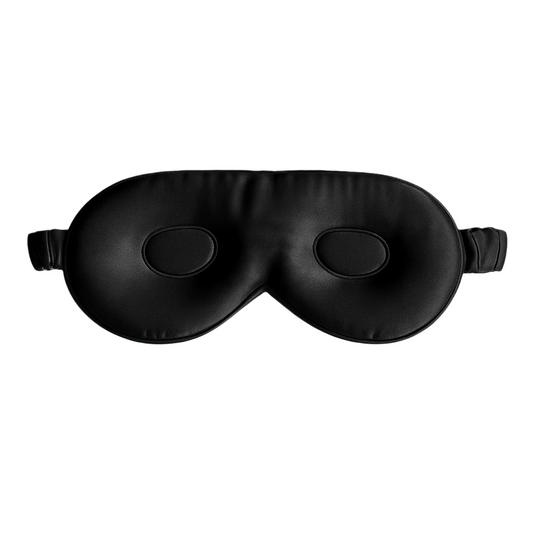 Contoured eye mask for eyelash extension, migraine