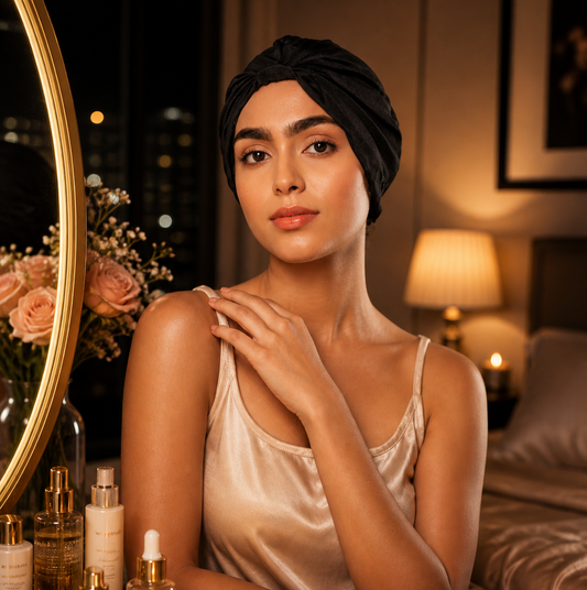 silk bonnet luxury premium