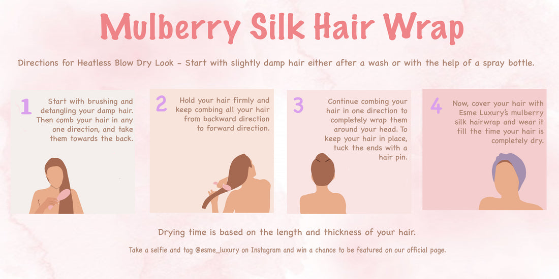 The Ultimate Guide to Frizz-Free Hair With a Mulberry Silk Hair Wrap