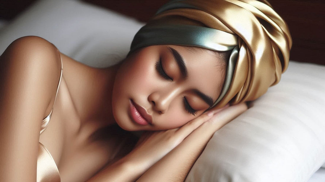 Should I Sleep with My Hair in a Silk Cap?