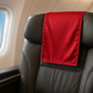 Red Silk Headrest Cover
