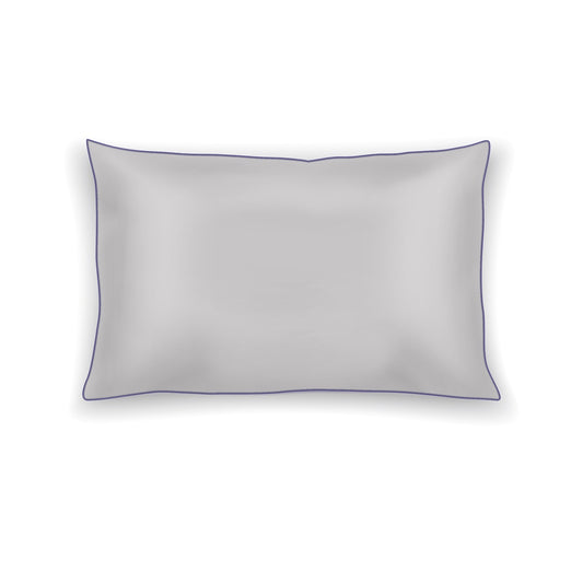Silver Pure Silk Pillowcase