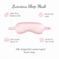 Pink Silk Eye Mask