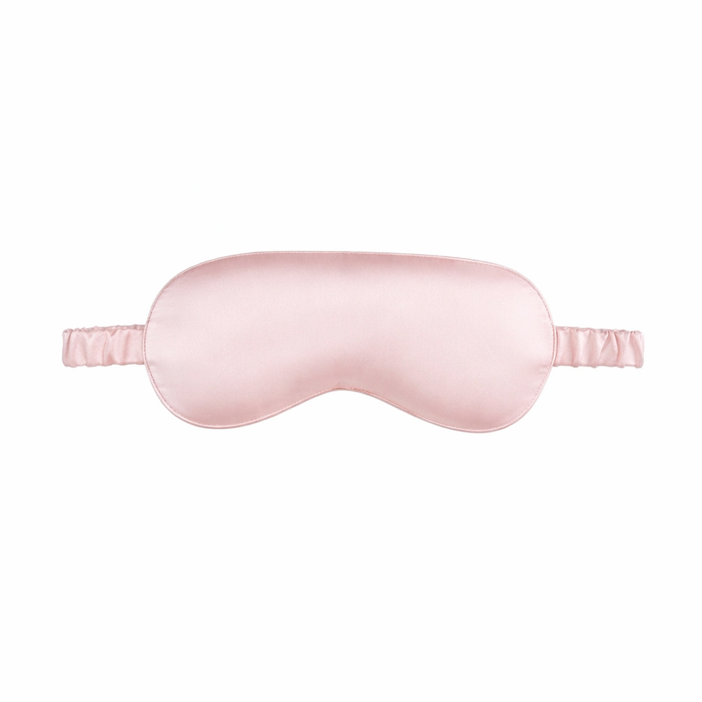 Pink Silk Eye Mask