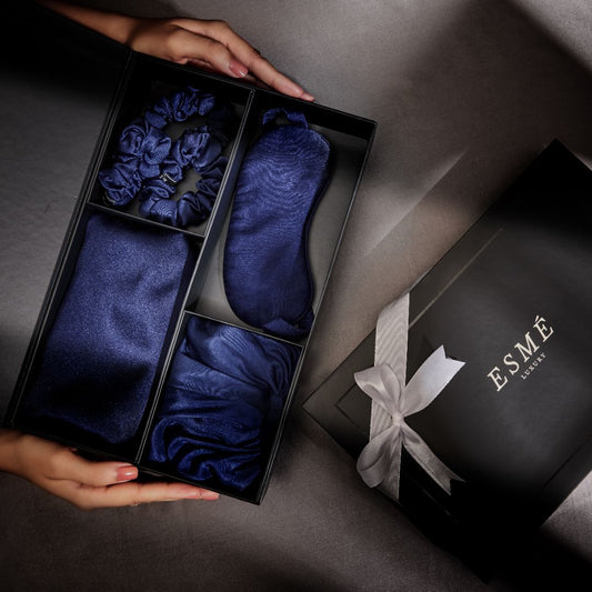 Silk Gift Set- Blue