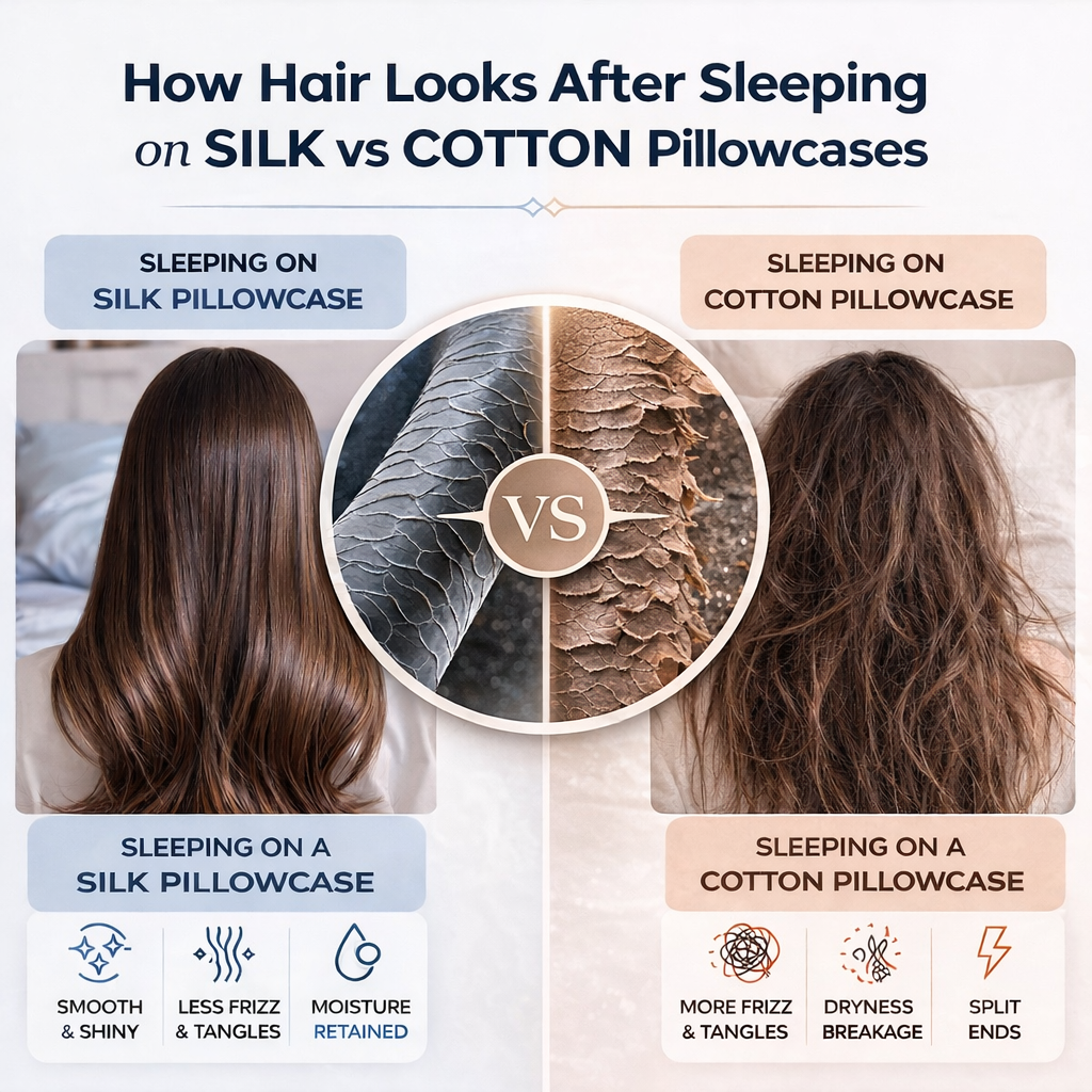 Rose Glow Silk Pillow slip