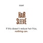 Silk Hair Sleeve- Black