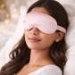 Pink Silk Eye Mask