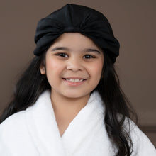 Load image into Gallery viewer, Mulberry Silk Kids Hair Wrap- The Jade - Esme Luxury
