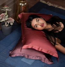 Load image into Gallery viewer, Frill Mulberry Silk Pillowcase- The Fiona - Esme Luxury
