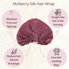 Load image into Gallery viewer, Mulberry Silk Kids Hair Wrap- The Jade - Esme Luxury
