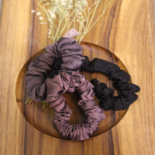 Load image into Gallery viewer, Mulberry Silk Scrunchies - Set of 3 - Esme Luxury

